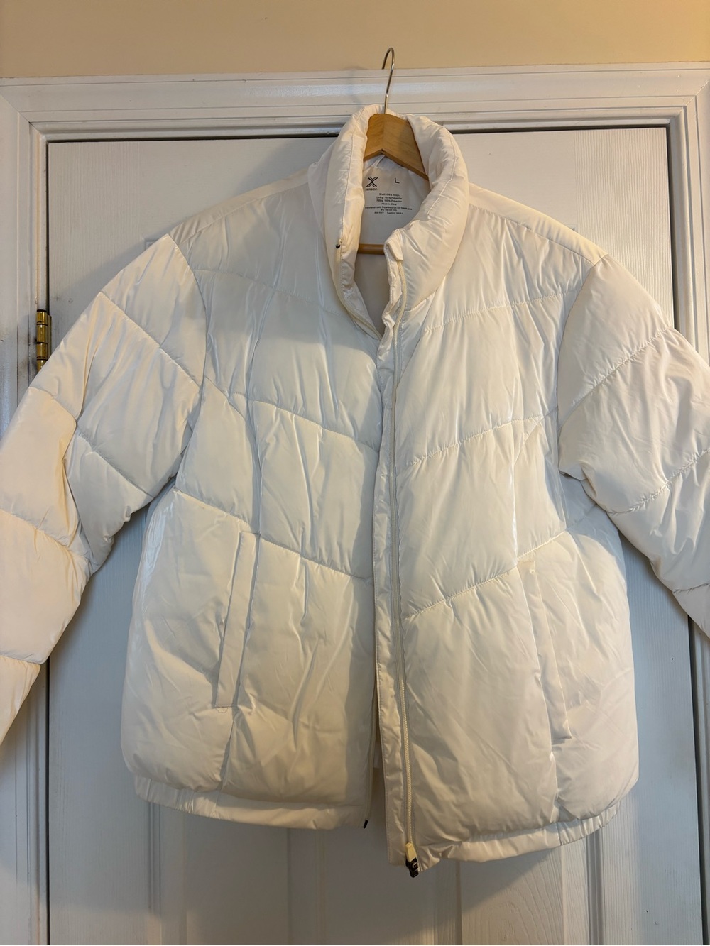 White Xersion coat size L women’s